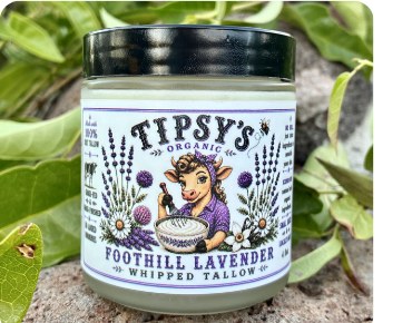 Foothill Lavender whipped tallow, 4 oz