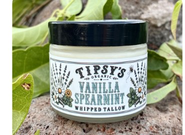 Vanilla Spearmint — Whipped Tallow, 2 oz